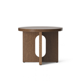 Audo Copenhagen(オドー・コペンハーゲン) | 木天板 ANDROGYNE SIDE TABLE(アンドロジーン サイドテーブル)Φ50 ダークステインドオーク 正面