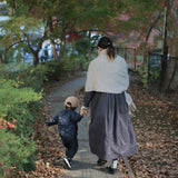 Lapuan Kankurit(ラプアンカンクリ) ポケットショール UNI ミッドナイトブルー