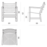 カールハンセン&サン CH44 オーク材・オイルフィニッシュ・ナチュラルペーパーコード