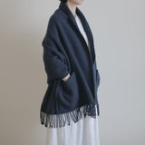 Lapuan Kankurit(ラプアンカンクリ) ポケットショール UNI ミッドナイトブルー