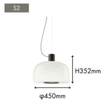 【P10倍】BELLHOP GLASS S1 φ330(ベルホップ ガラス)【取付簡易仕様】|FLOS(フロス)