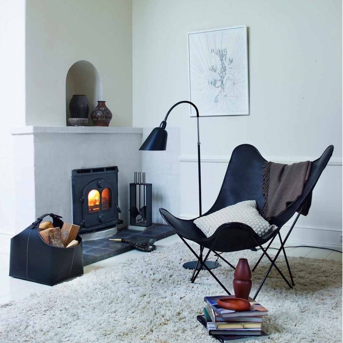 CUERO （クエロ） BKF BUTTERFLY CHAIR（バラフライチェア