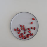 HASAMI PORCELAIN グレーコレクション プレート Φ185×12 HAW103 アッシュホワイト