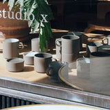 HASAMI PORCELAIN グレーコレクション プレート Φ220×12 HAW104 アッシュホワイト