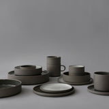 HASAMI PORCELAIN グレーコレクション プレート Φ220×12 HAW104 アッシュホワイト