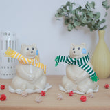 しろくま貯金箱 Polar Bear Money Box 2023 マフラー付き【2023年限定】