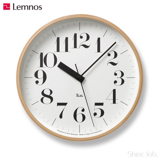 lemnos RiKi 掛け時計 Lemnos RIKI CLOCK RC (WR08-27) – Shinc lab.(シンクラボ)