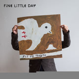 Fine Little Day ポスター FLY TO TOKYO トリ 50×50cm