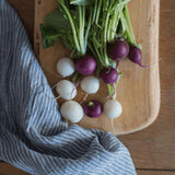 linen work(フォグリネンワーク) リネンキッチンクロス グレーホワイトストライプ LKC001-GYWS