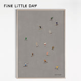 Fine Little Day ポスター SKIERS 50×70cm