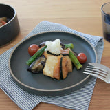 プレート Φ185×21 ブラック HPB003 | ハサミポーセリン