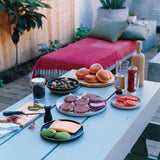 プレート Φ185×21 ブラック HPB003 | ハサミポーセリン