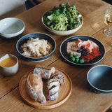 プレート Φ185×21 ブラック HPB003 | ハサミポーセリン