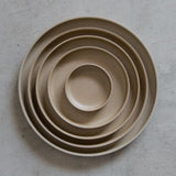 プレート Φ220×21 グロスグレー HPM004 | ハサミポーセリン