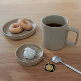 プレート Φ145×21 グロスグレー HPM002 | ハサミポーセリン