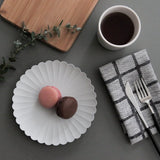 1616/arita japan TY パレス 160 プレーングレー 2枚セット【化粧箱入】