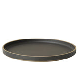 プレート(Lid) Φ255×21 ブラック HPB005 | ハサミポーセリン