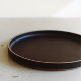 プレート(Lid) Φ255×21 ブラック HPB005 | ハサミポーセリン