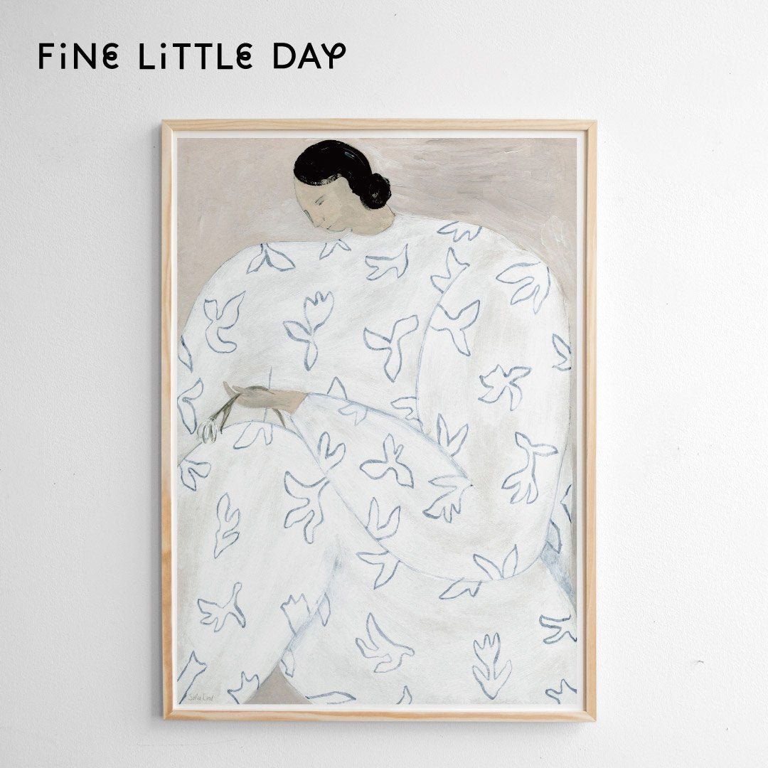 Fine Little Day ポスター WHITE FLOWER 50×70cm – Shinc lab.