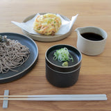 蕎麦セット ブラック | ハサミポーセリン