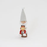 NORDIKA nisse フクロウを抱えたサンタ サイレントナイト