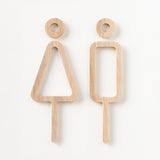MOHEIM(モヘイム)SIGNS RESTROOM 2pcs / ホワイトオーク