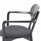 カリモクニュースタンダード キャストール アームチェア プラスパッド ブラック