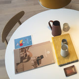 カールハンセン&サン BA103 オーク材・オイルフィニッシュ・ホワイトラミネート天板 Φ110