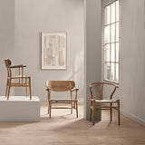 カールハンセン&サン CH24 Yチェア オーク材 ナチュラルペーパーコード SH43cm