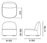 カリモクニュースタンダード ポーラーラウンジチェア L