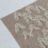 Lapuan Kankurit(ラプアンカンクリ)ブランケット 90x130 KUUSI ブラウンホワイト