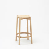 カリモクニュースタンダード キャストール バースツール ロー ピュアオーク