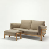 カリモクニュースタンダード キャストールソファ 2シーター ピュアオーク