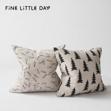 Fine Little Day クッションカバー GRAN (リネン×ブラック)