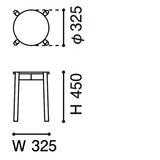 カリモクニュースタンダード  キャストール スツール プラス
