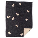 【購入特典付】KLIPPAN(クリッパン)ウール ミニブランケット 65x90 CHOUCHO ブラック