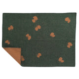 【購入特典付】KLIPPAN(クリッパン)ウール ミニブランケット 65x90 CHOUCHO グリーン/ベージュ