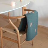 【購入特典付】KLIPPAN(クリッパン)ウール ミニブランケット 65x90 CHOUCHO グリーン/ベージュ