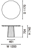 カリモクニュースタンダード カラー ウッド ダイニング テーブル120