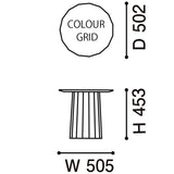 カリモクニュースタンダード カラー ウッド ローテーブル