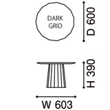 カリモクニュースタンダード カラー ウッド ローテーブル