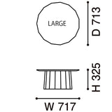 カリモクニュースタンダード カラー ウッド プレーン ローテーブル