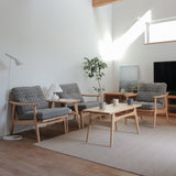 マルニ60 オークフレームチェア 3シーター