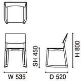 カリモクニュースタンダード パノラマ チェア ウィズ ランナー
