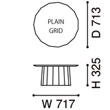 カリモクニュースタンダード カラー ウッド ローテーブル