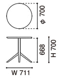 カリモクニュースタンダード スカウト ビストロ テーブル