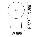 カリモクニュースタンダード カラー ウッド プレーン ローテーブル