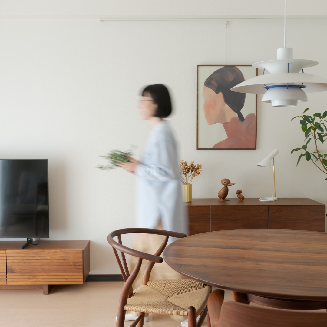 【茨城県水戸市】中古マンションの制約を活かす北欧インテリア。建具の色や間取りに合わせたトータルコーディネート事例