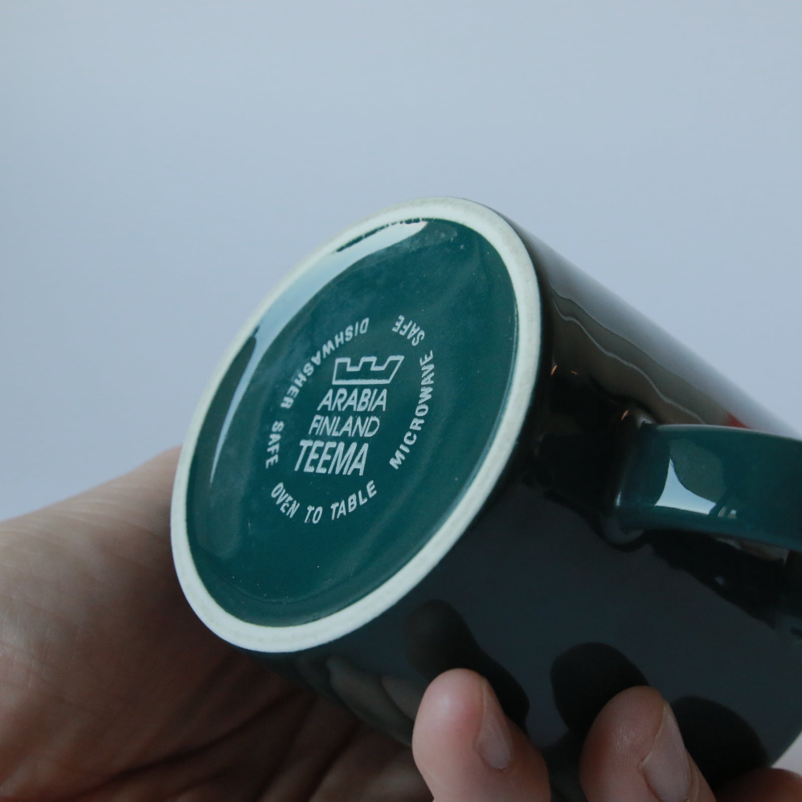 ヴィンテージ ARABIA TEEMAマグ グリーン 北欧雑貨 Shinc lab.