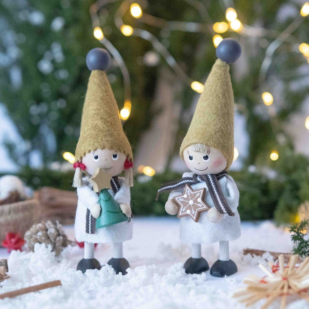 ノルディカニッセ　サンタ　男の子　ジンジャー NORDIKA nisse ノルディカ ニッセ クリスマス 木製人形 ( ジンジャー